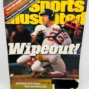 Sports Illustrated Wipeout! October 25, 1999 Scott Brosius Frank Deford MLB NBA